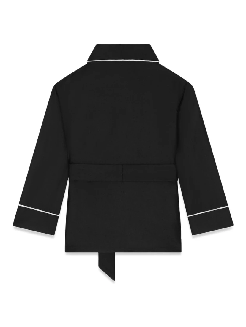 robe shirt with belt
