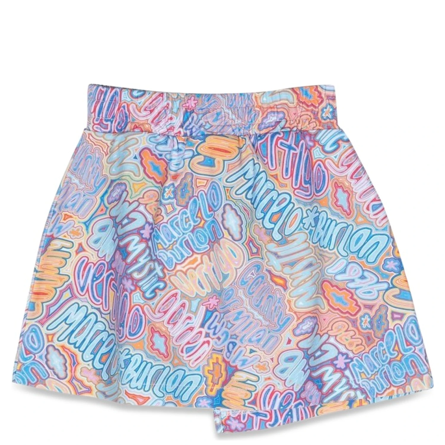 panel sweatskirt