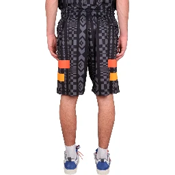 MARCELO BURLON X KAPPA BERMUDA SHORTS