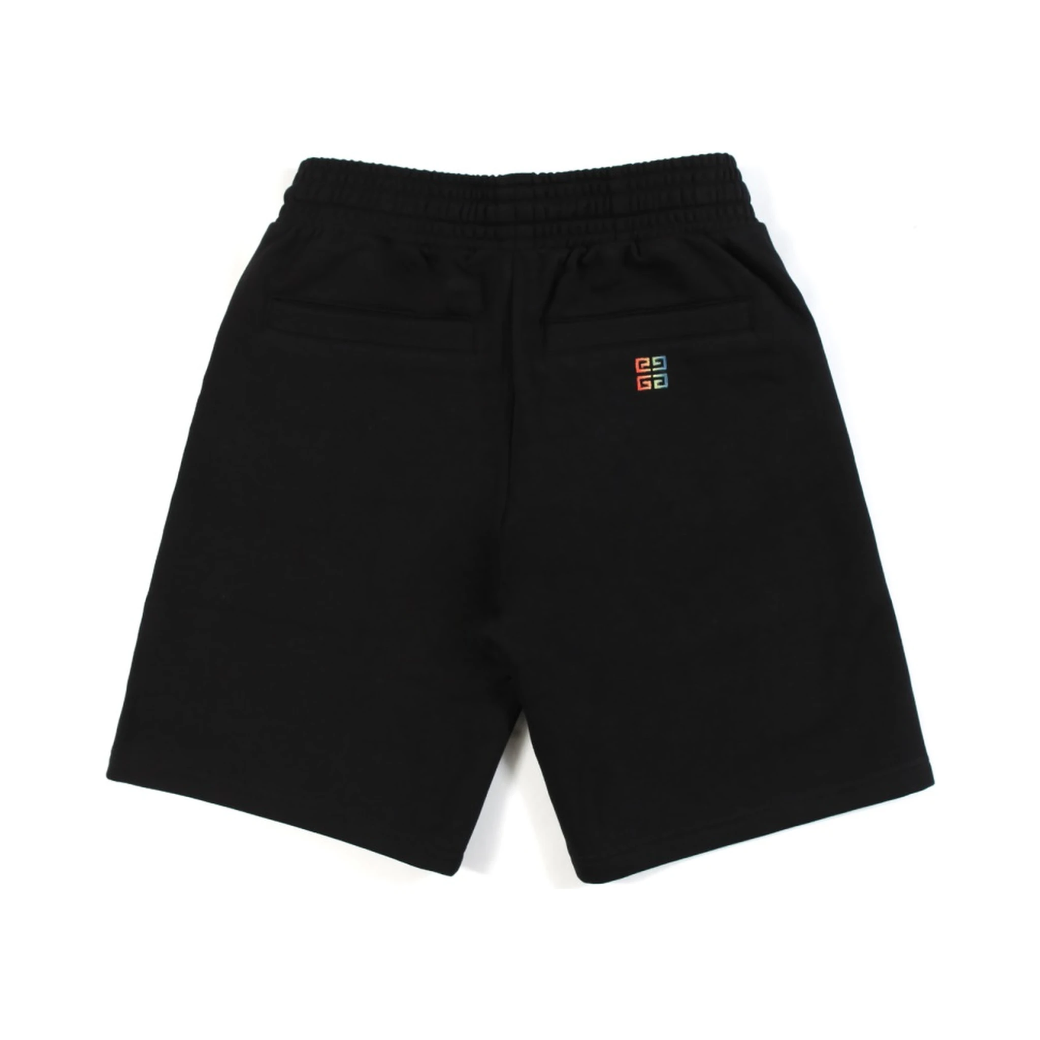 multicolor side logo bermuda shorts