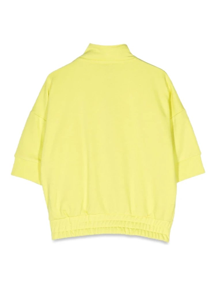 zippered short sleeve cardigan alternative