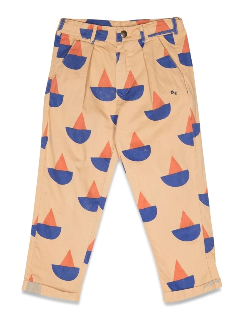 sail boat all over chino pants