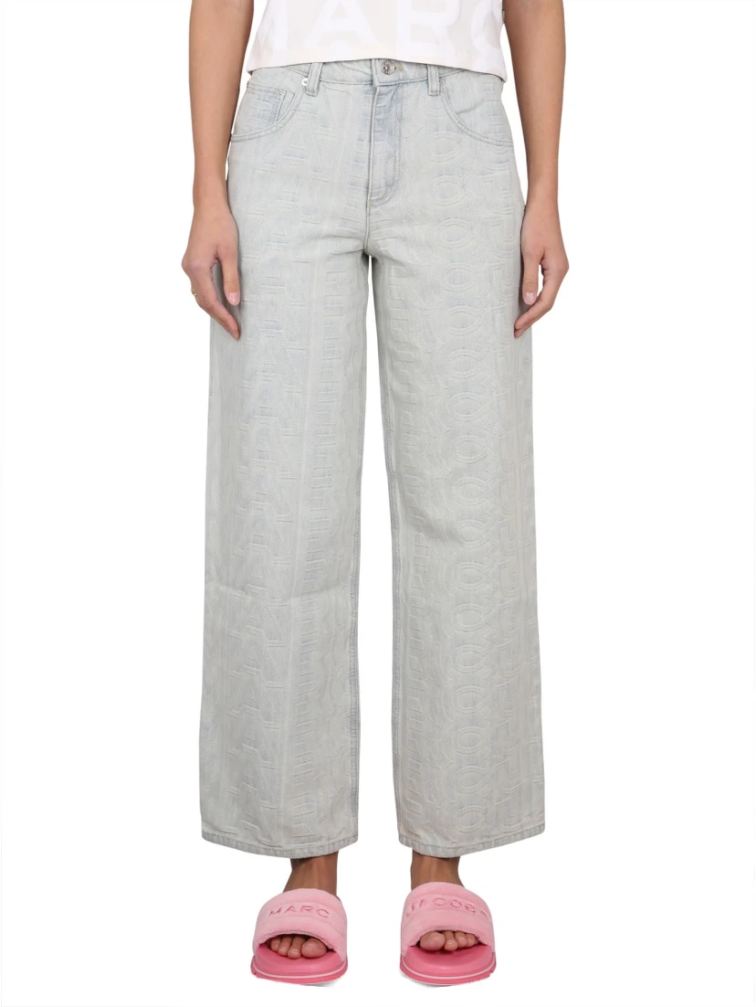 MONOGRAM DENIM JEANS