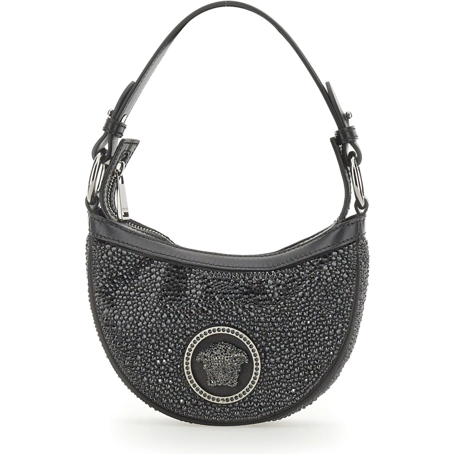 MINI HOBO BAG WITH CRYSTALS