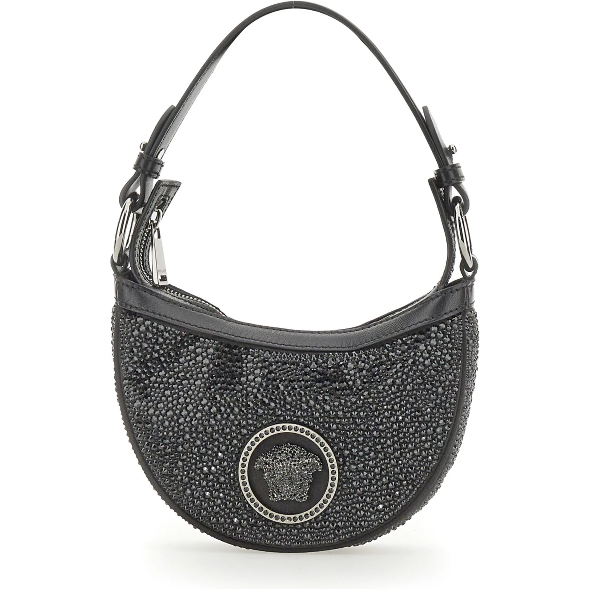 MINI HOBO BAG WITH CRYSTALS