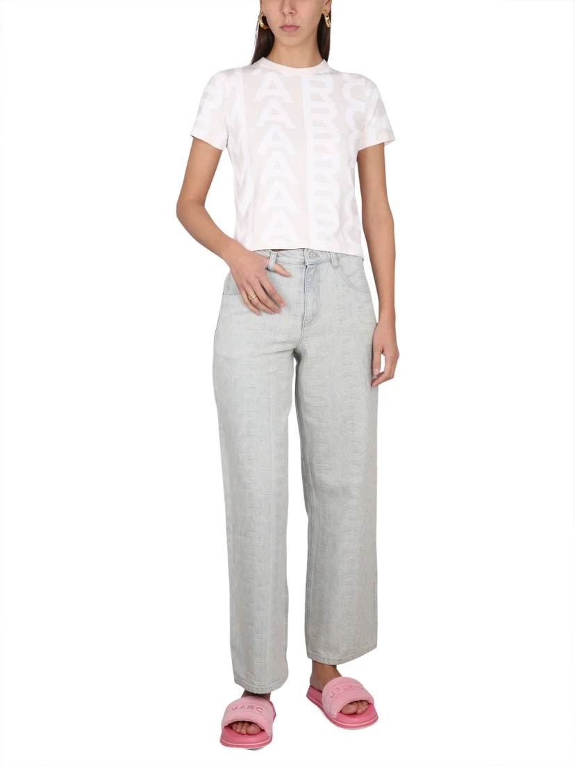 MONOGRAM DENIM JEANS