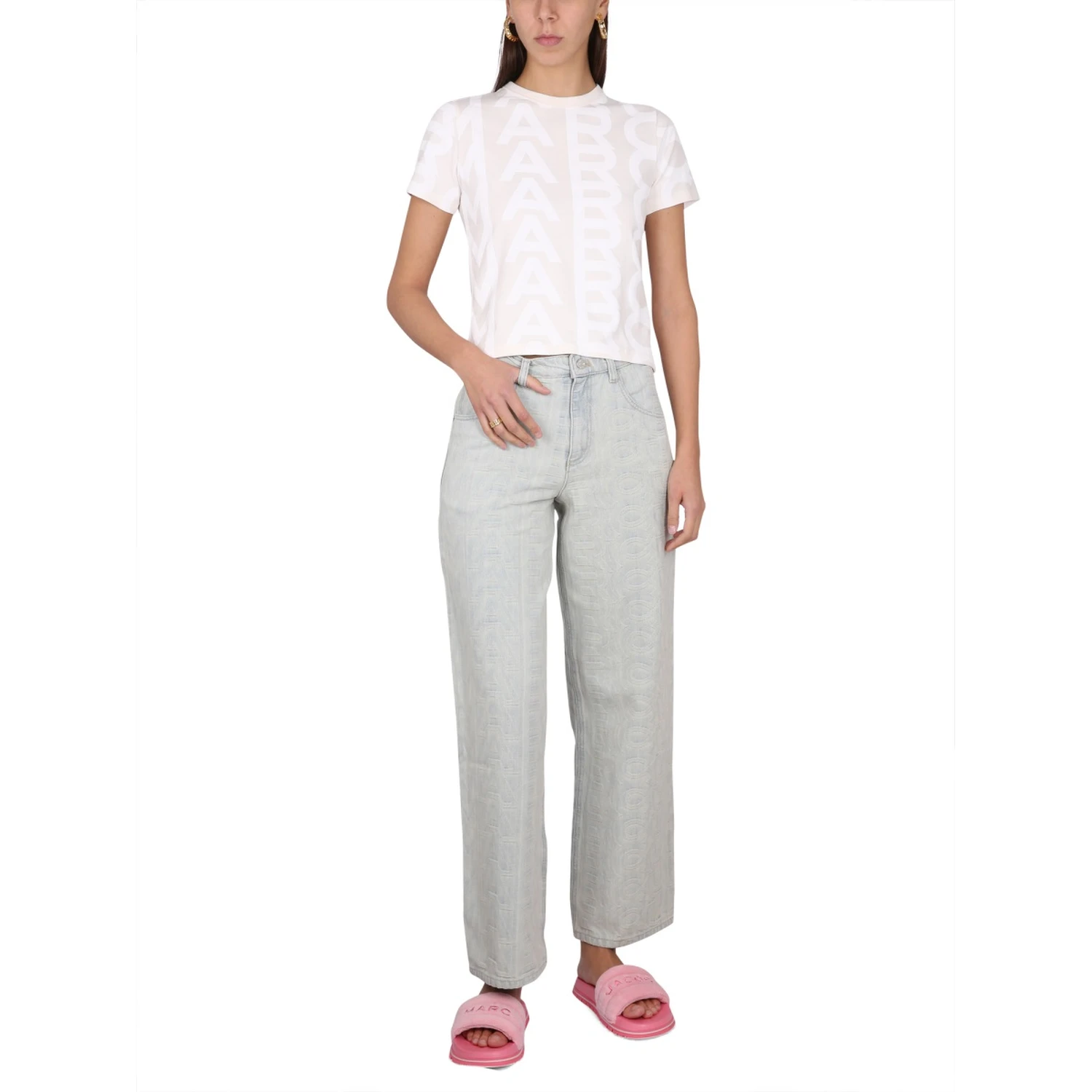 MONOGRAM DENIM JEANS