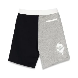 two-tone bermuda shorts