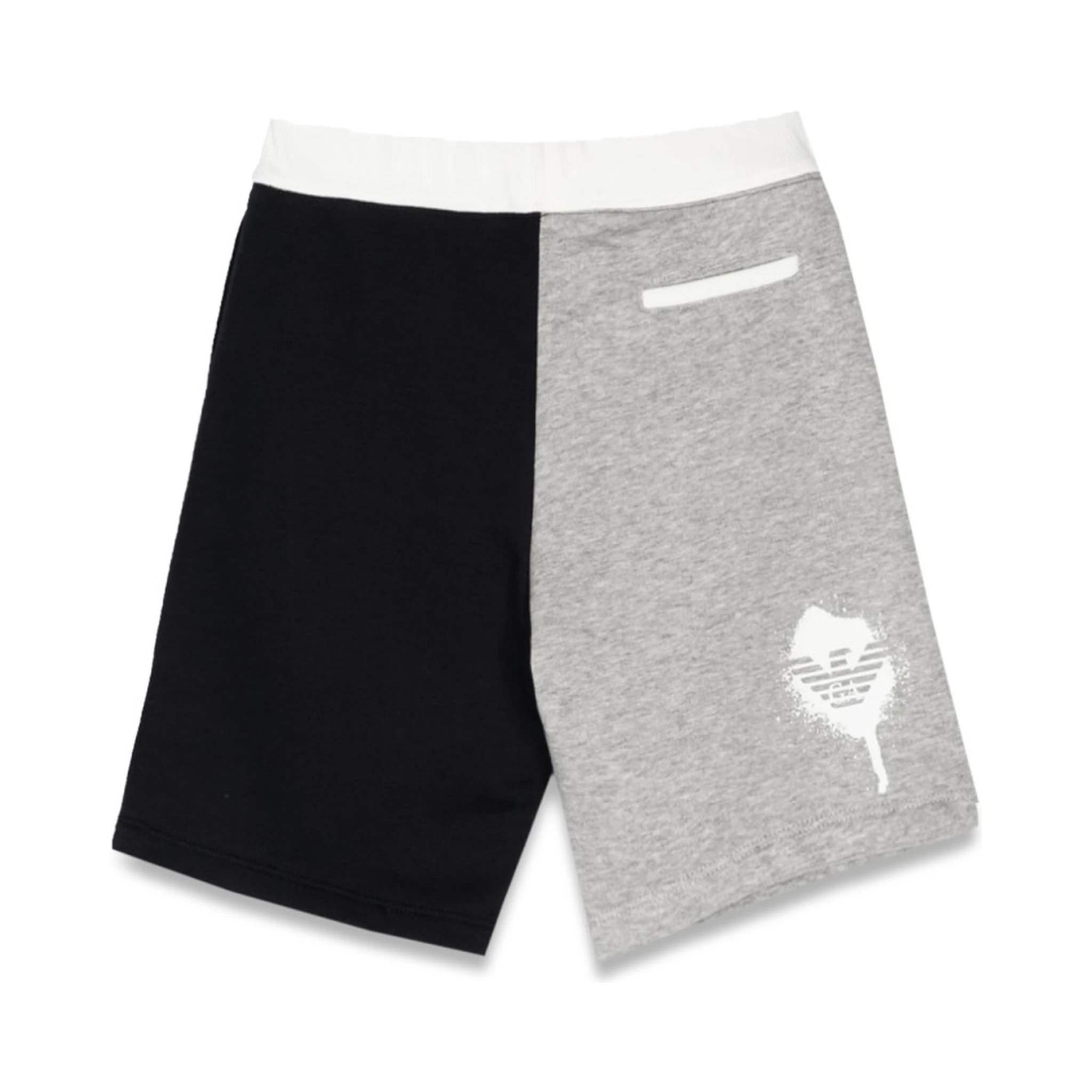 two-tone bermuda shorts