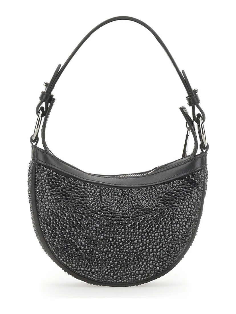 MINI HOBO BAG WITH CRYSTALS