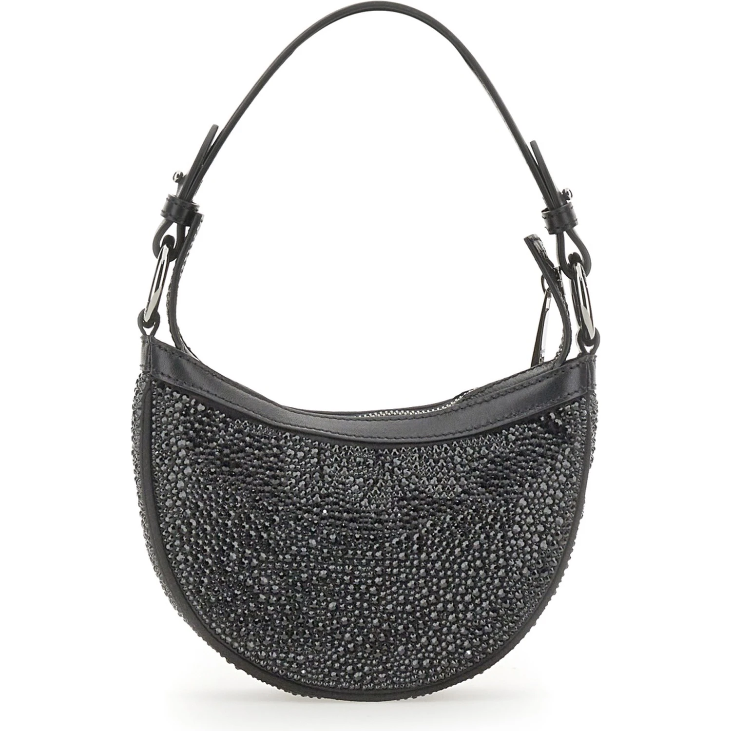 MINI HOBO BAG WITH CRYSTALS