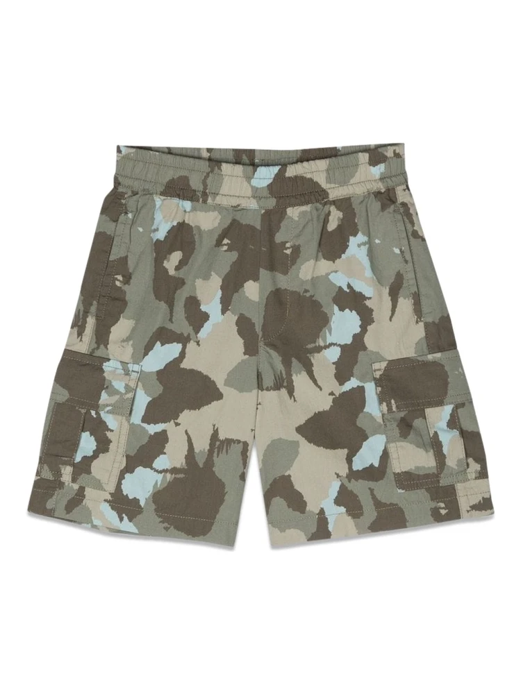 camou bermuda shorts