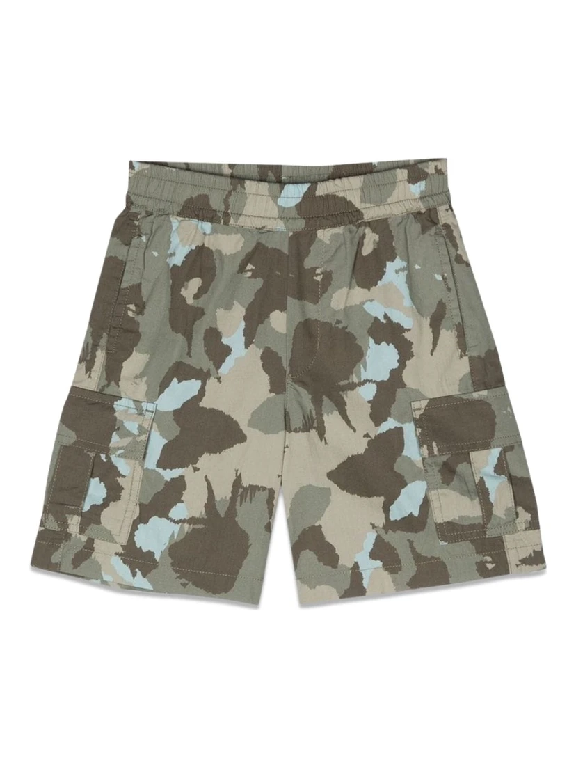 camou bermuda shorts