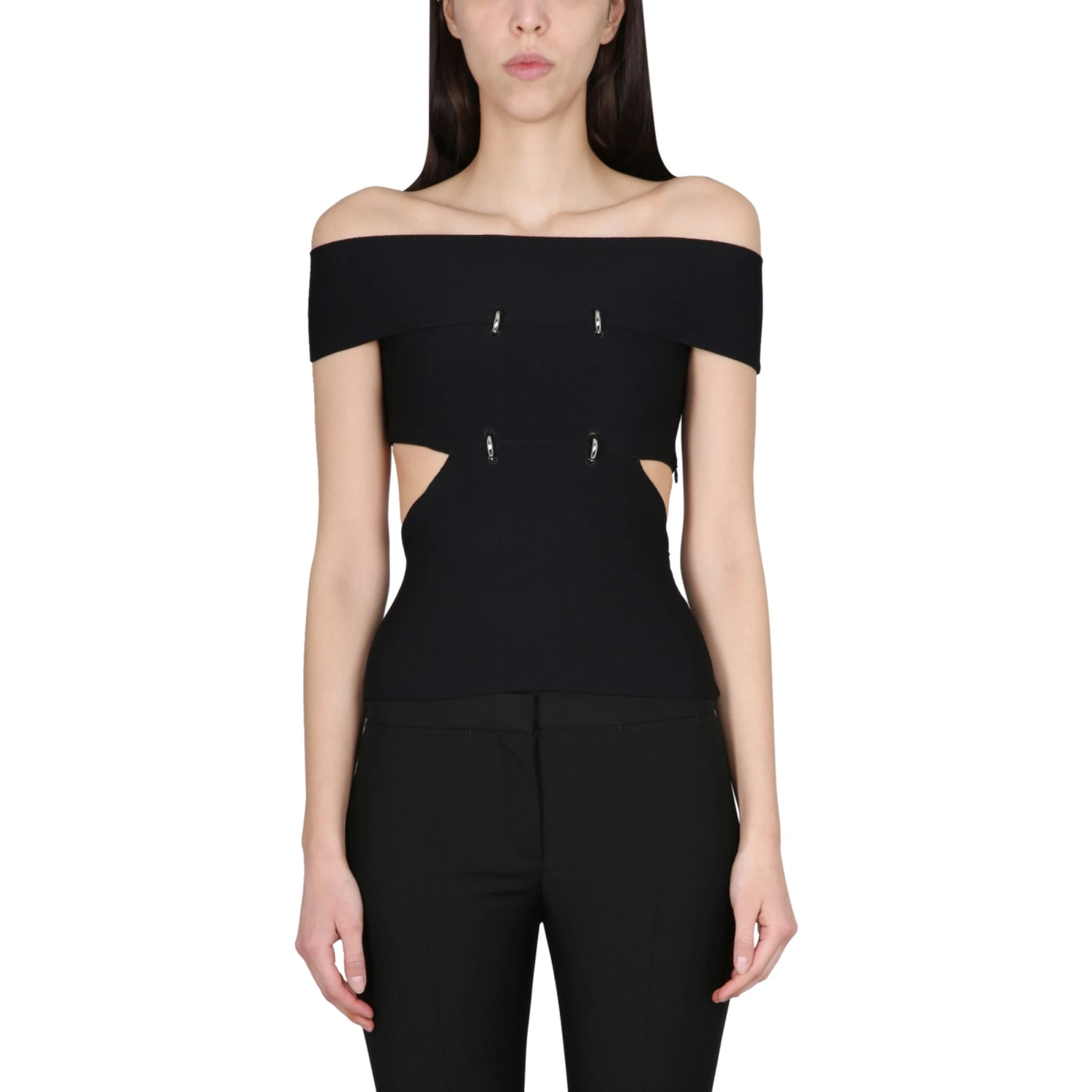 TOP WITH CUT-OUT DETAILS