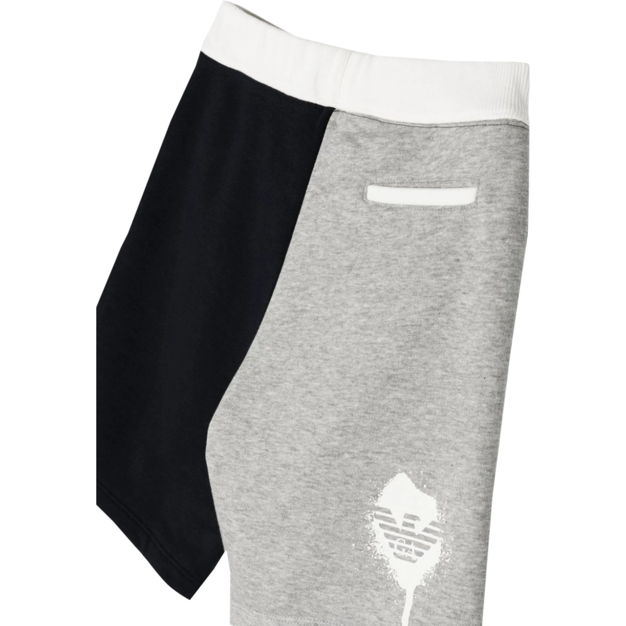 two-tone bermuda shorts