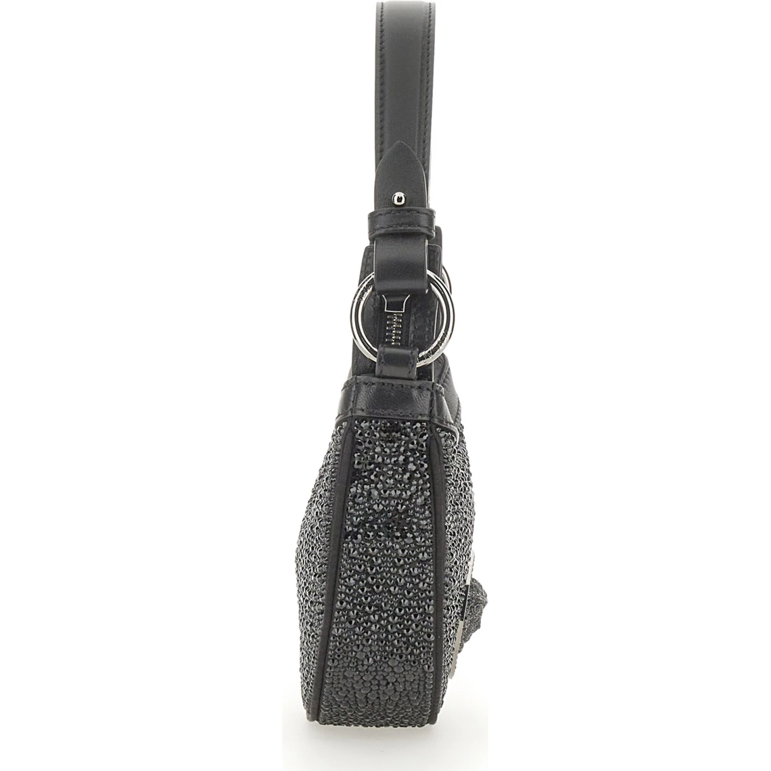 MINI HOBO BAG WITH CRYSTALS