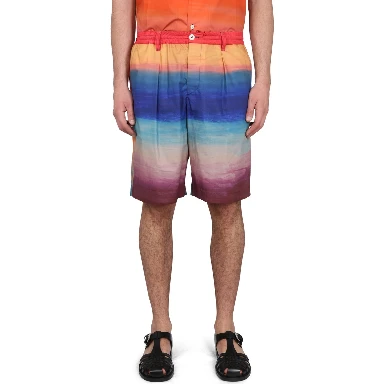 COTTON BERMUDA SHORTS