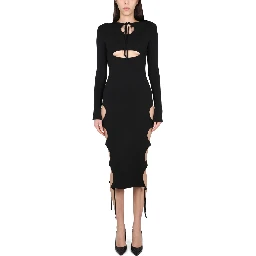 DRESS WITH CUT-OUT DETAILS