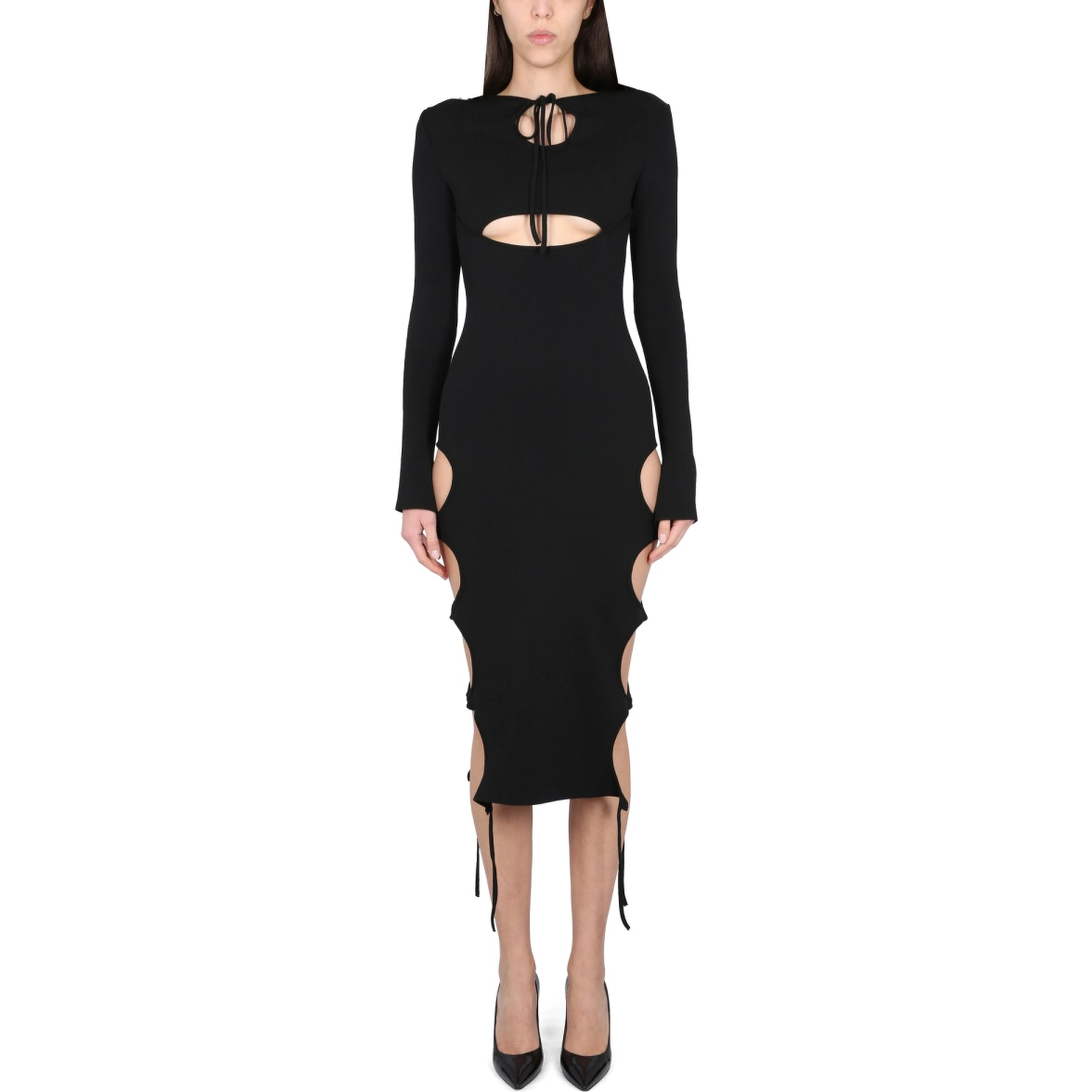 DRESS WITH CUT-OUT DETAILS