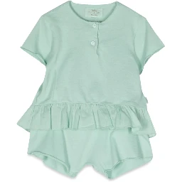 ruffled t-shirt and shorts set
