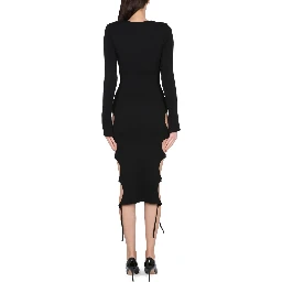 DRESS WITH CUT-OUT DETAILS
