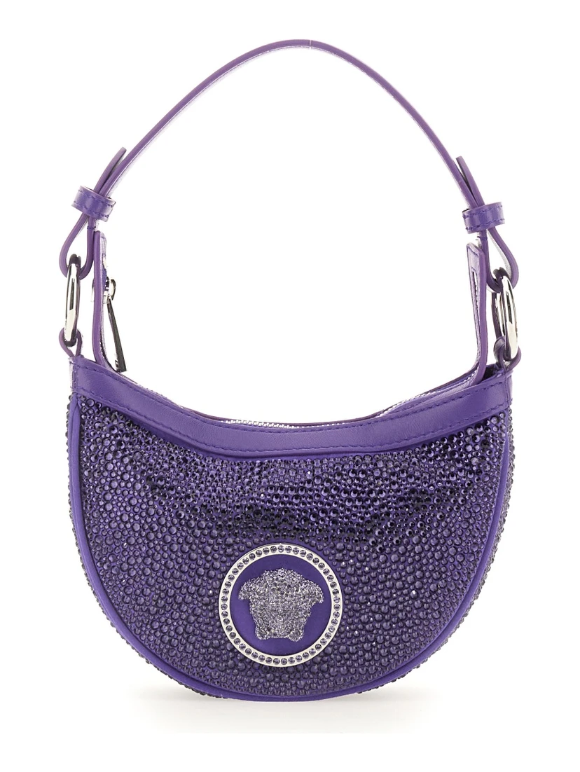 MINI HOBO BAG WITH CRYSTALS