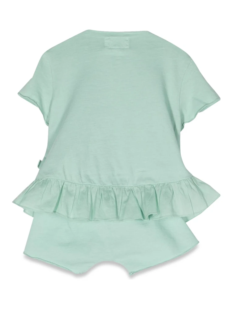 ruffled t-shirt and shorts set alternative