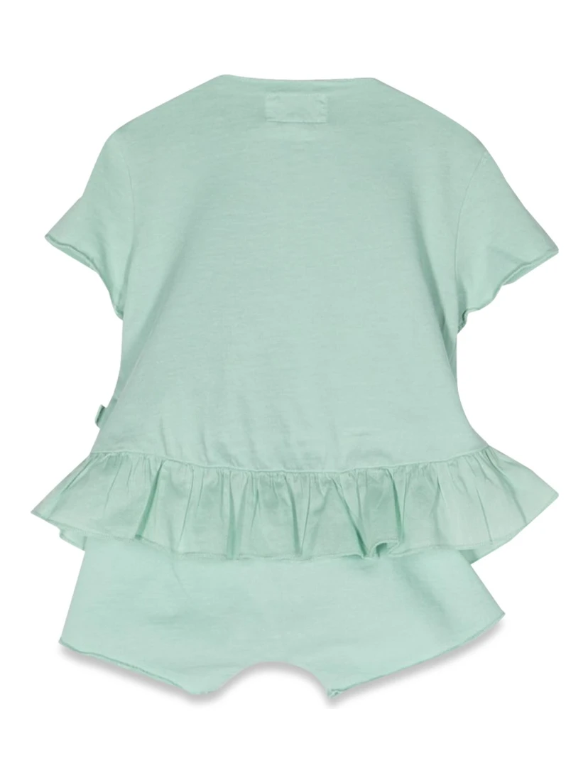 ruffled t-shirt and shorts set