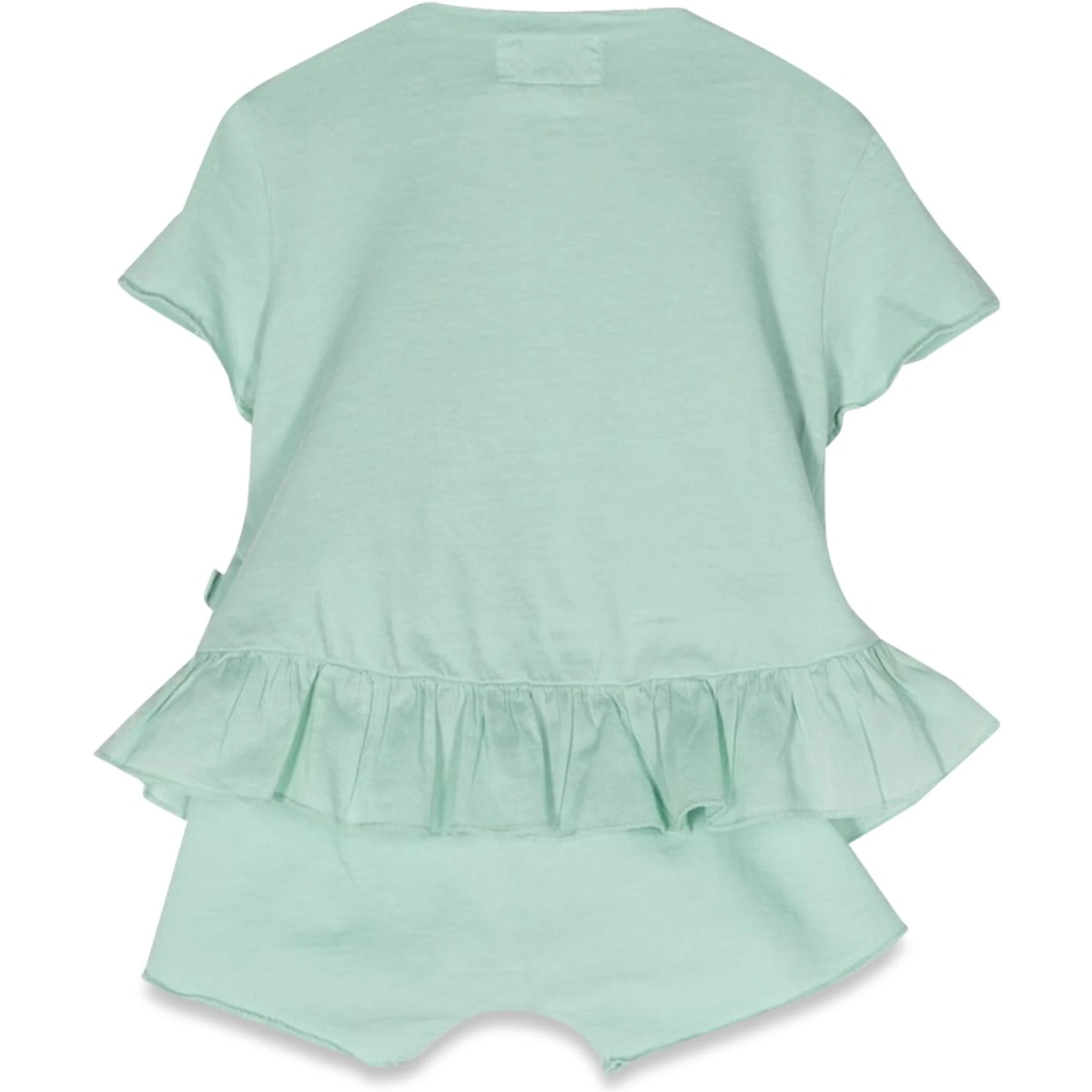 ruffled t-shirt and shorts set