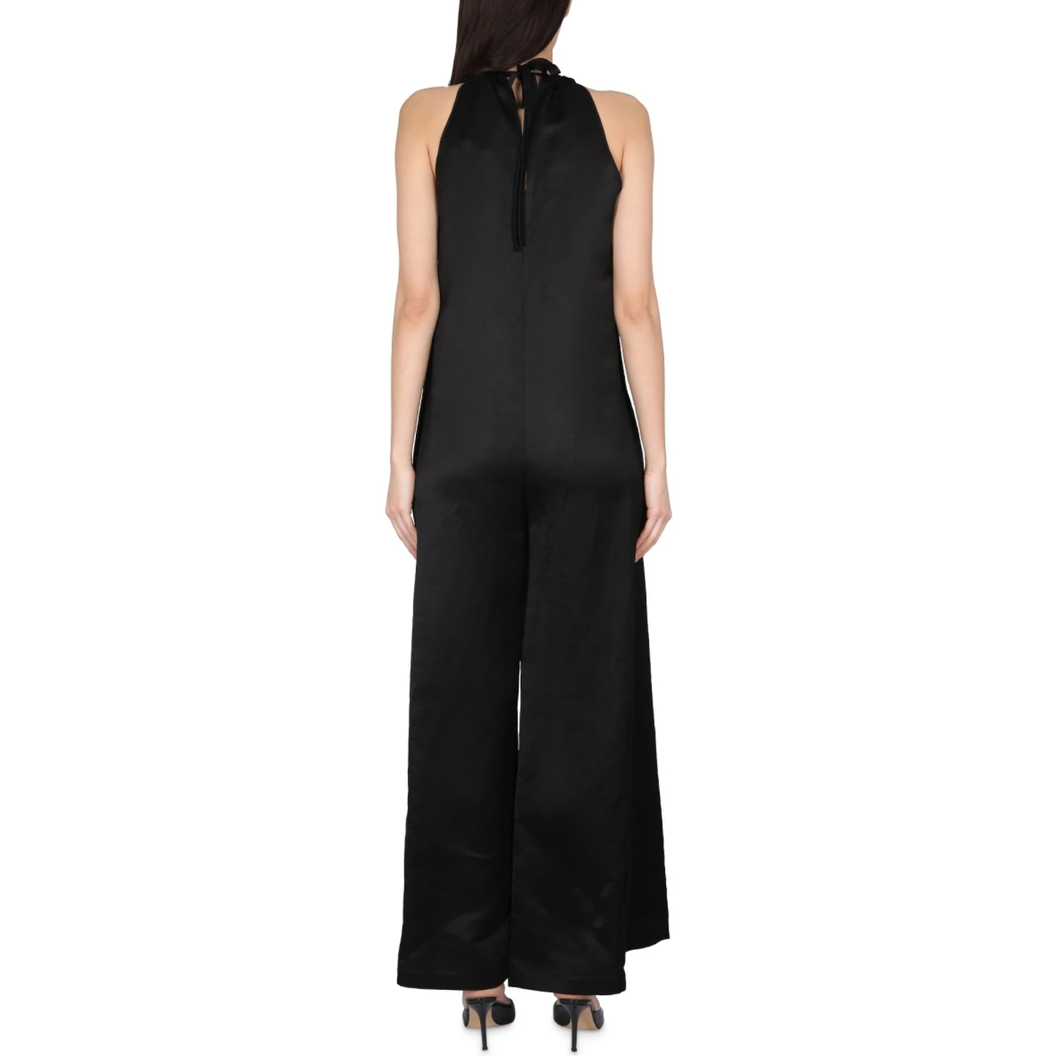 WIDE SATIN JUMPSUIT
