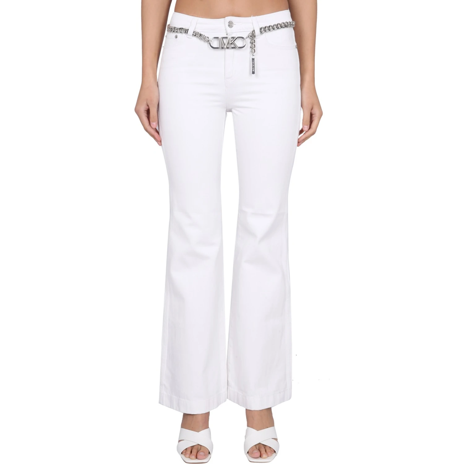 PANTS WITH LOGO BELT