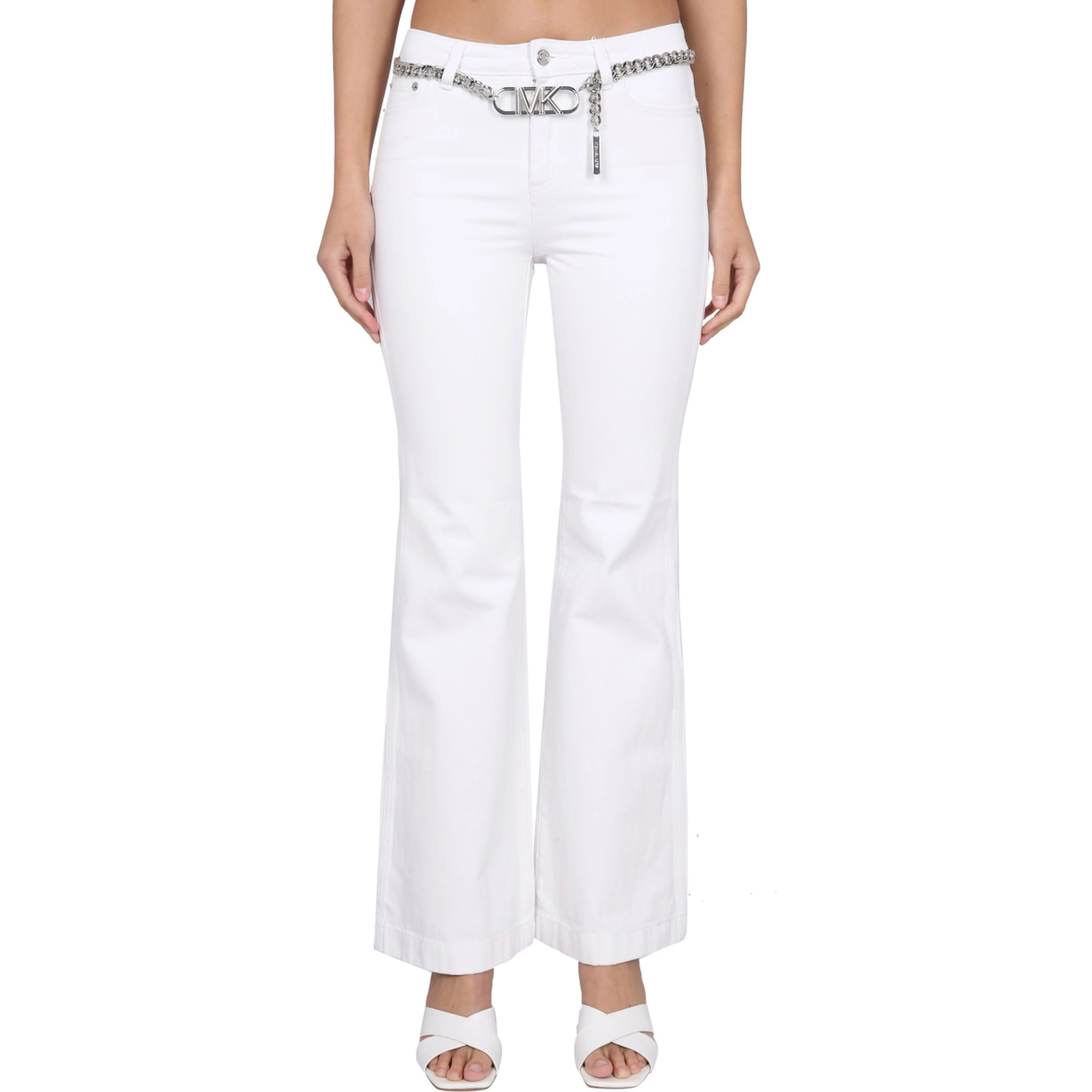 PANTS WITH LOGO BELT