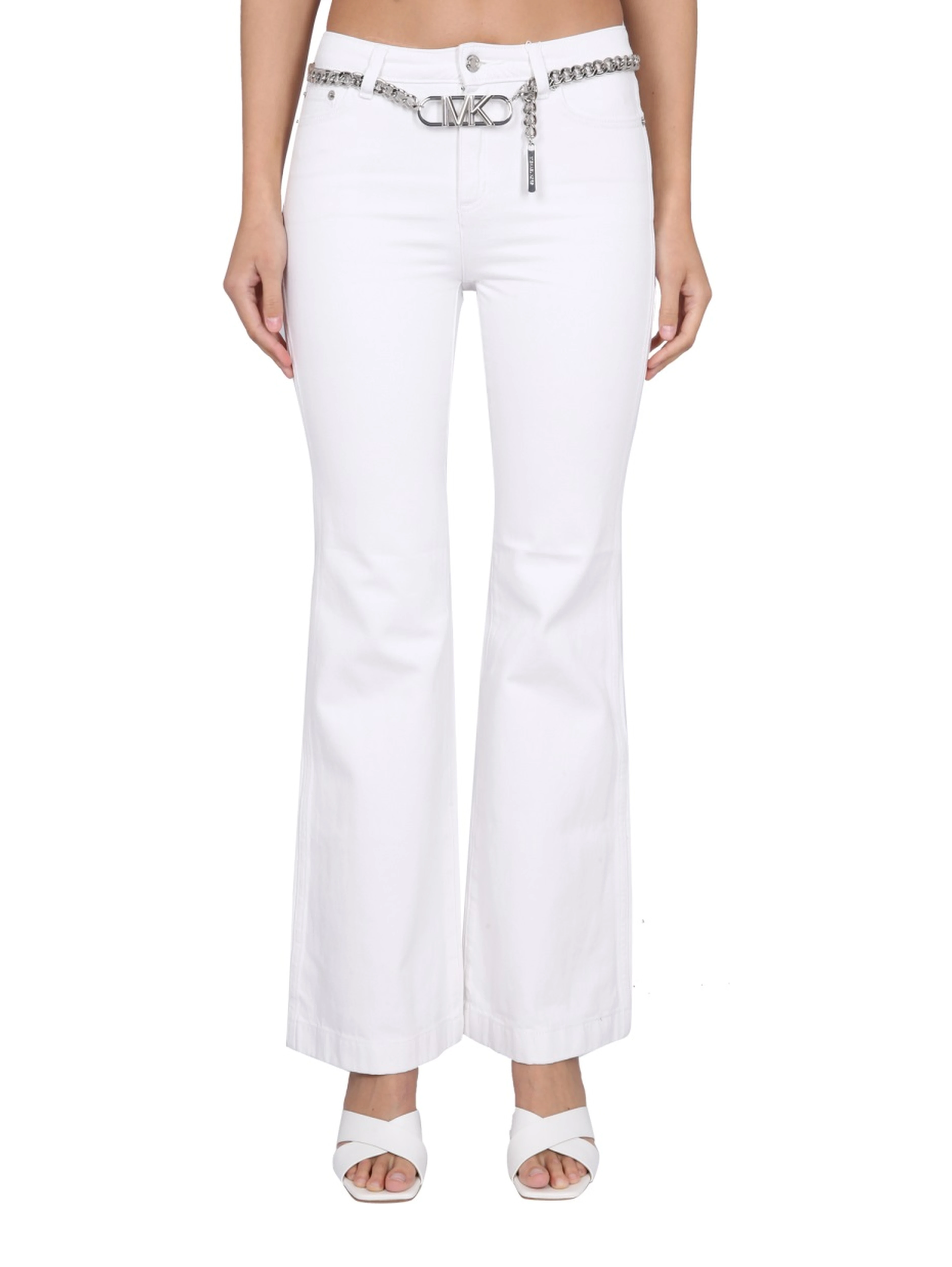 PANTS WITH LOGO BELT