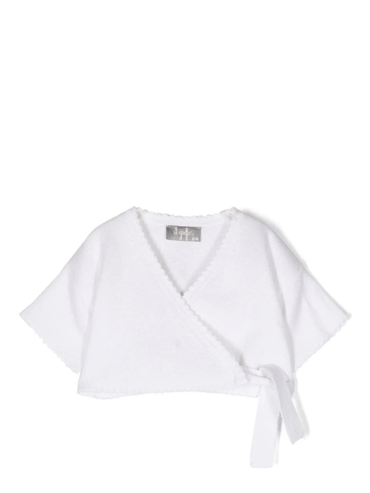 cross cardigan with short sleeves