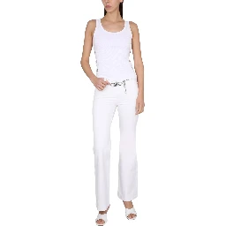 PANTS WITH LOGO BELT