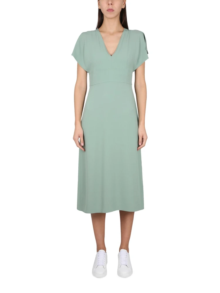 V-NECK DRESS