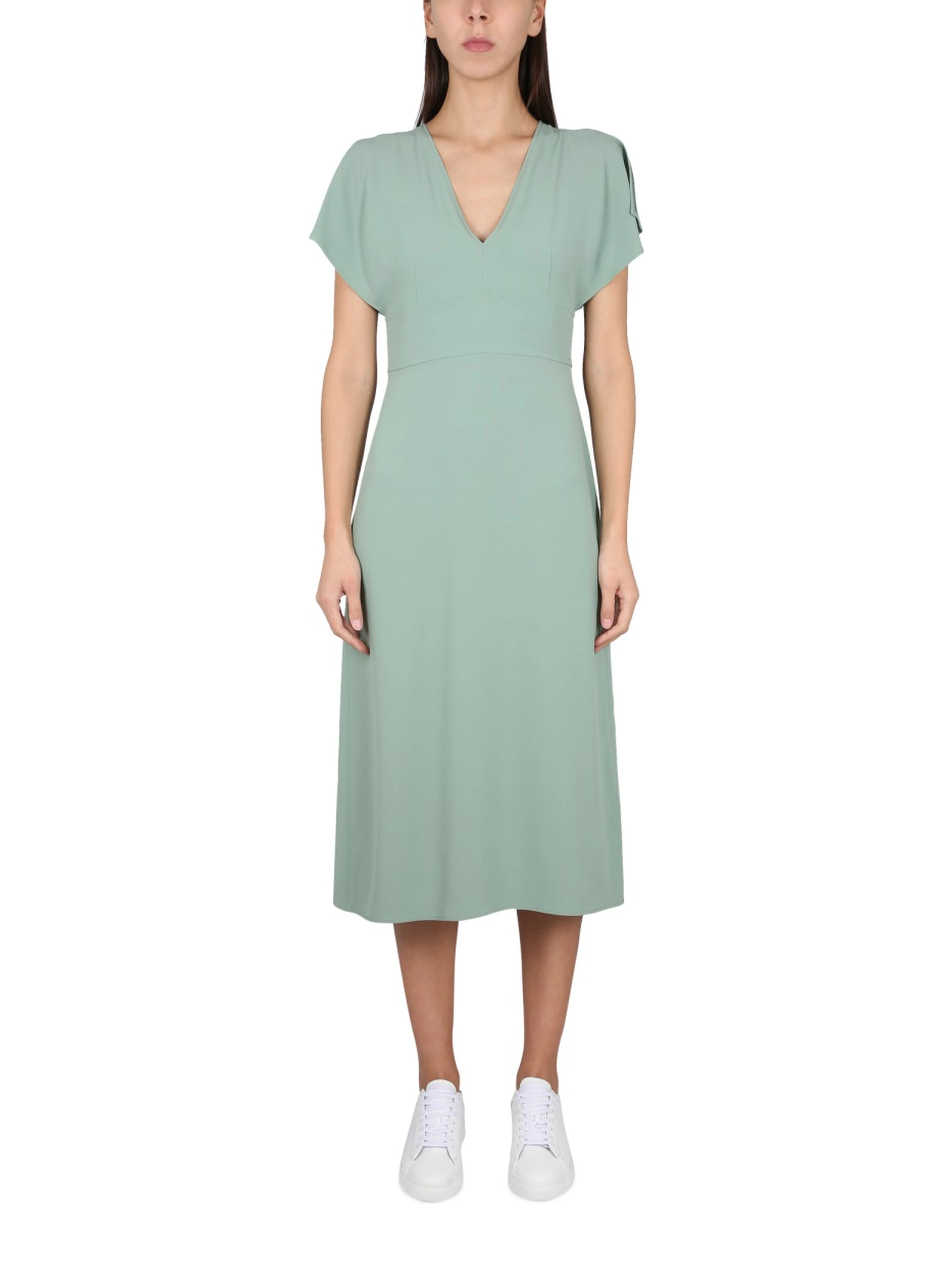 V-NECK DRESS