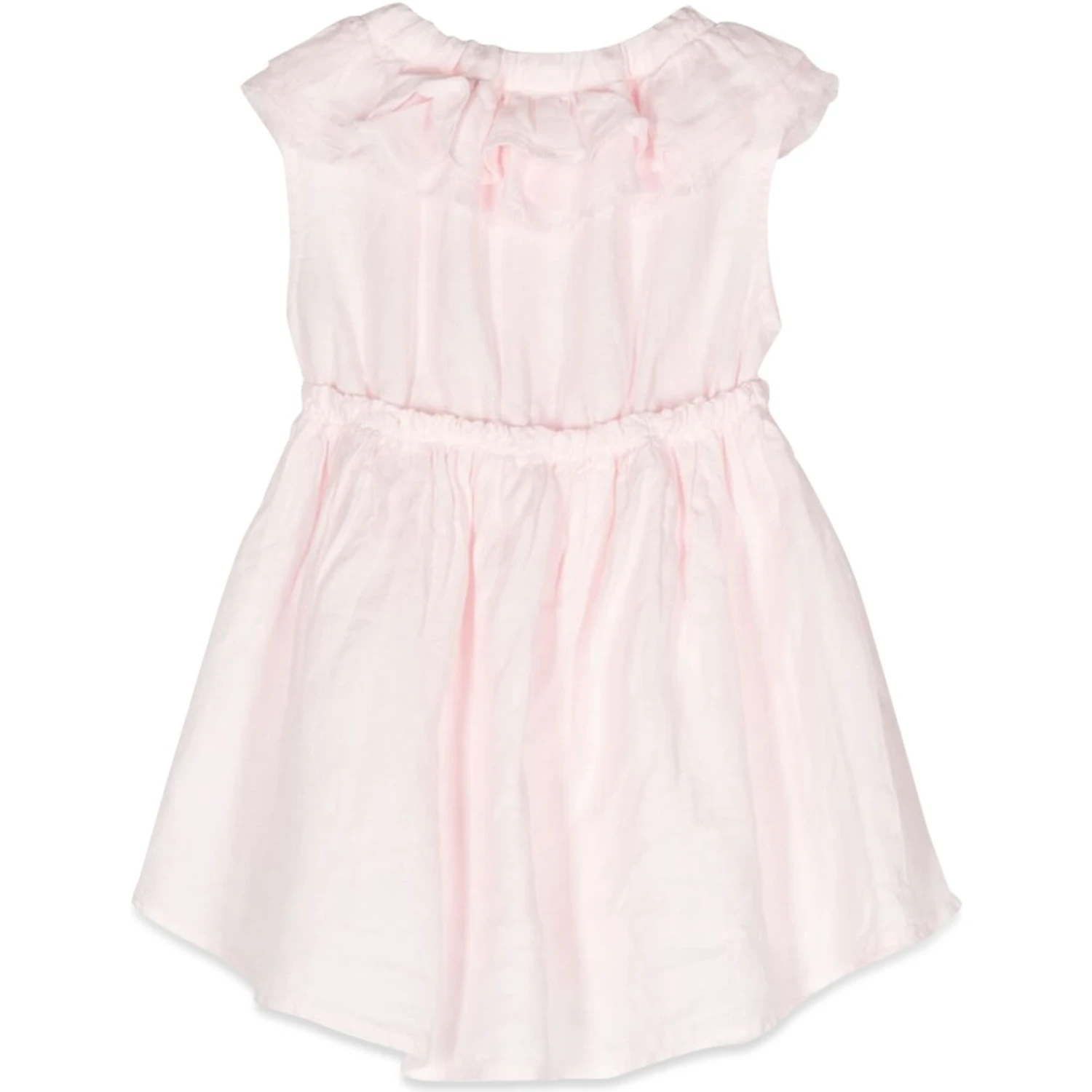 dress with ruffle collar