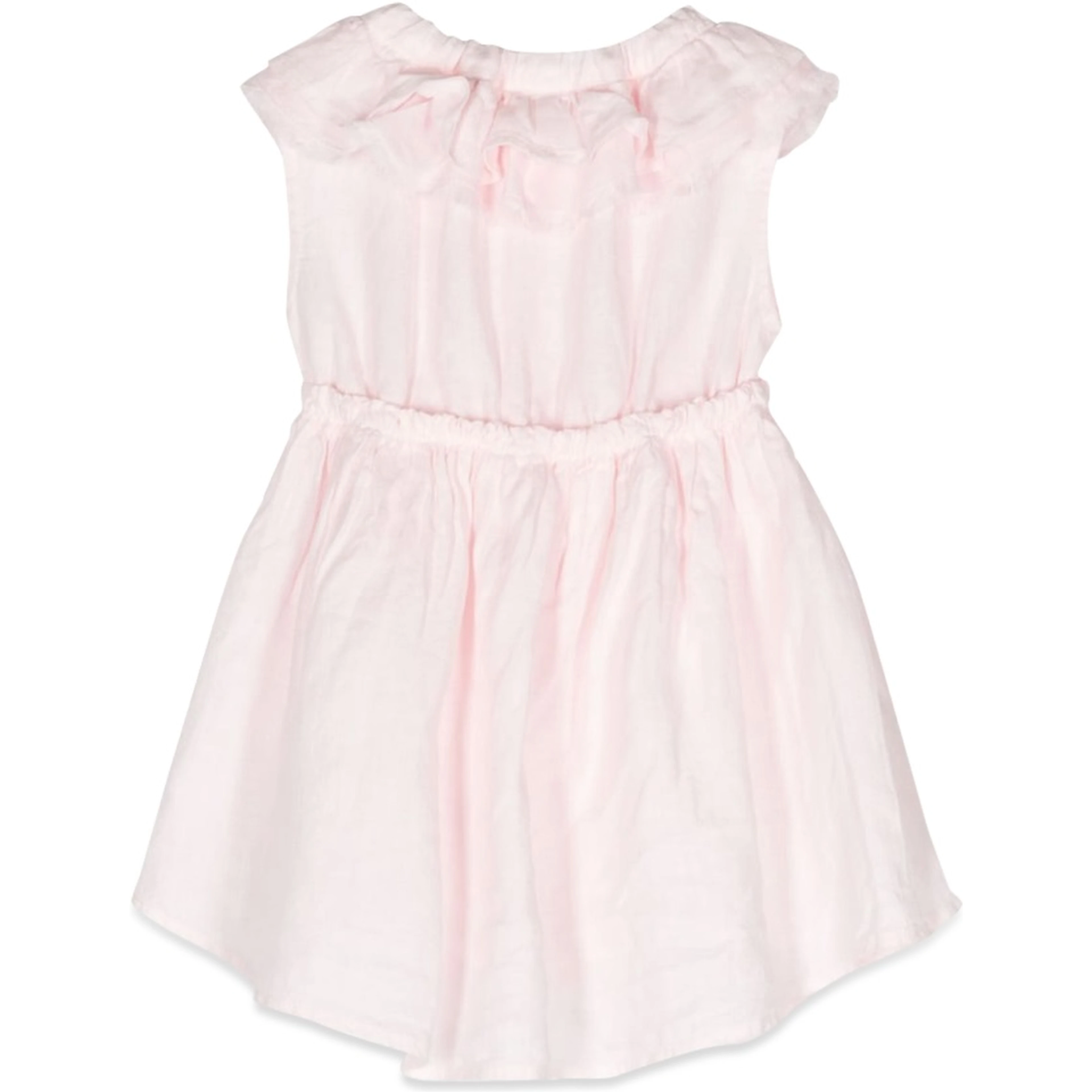 dress with ruffle collar