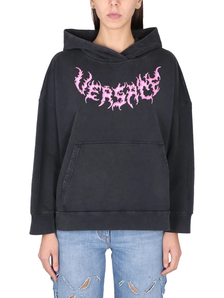 HOODED SWEATSHIRT WITH LOGO