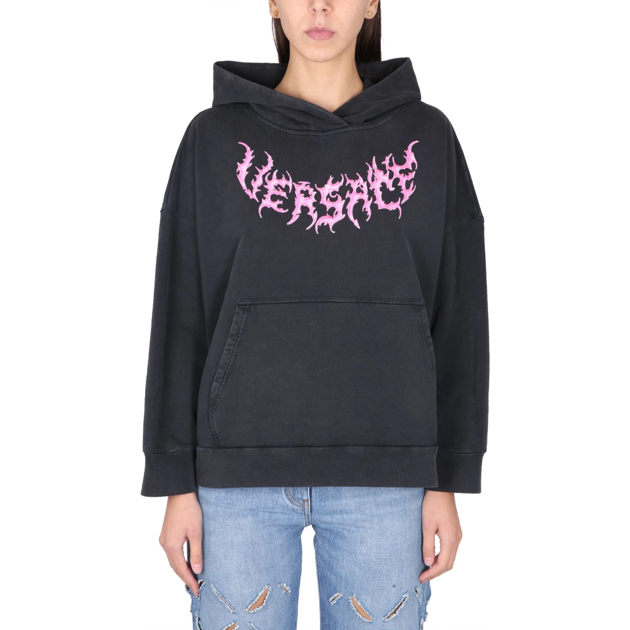 HOODED SWEATSHIRT WITH LOGO