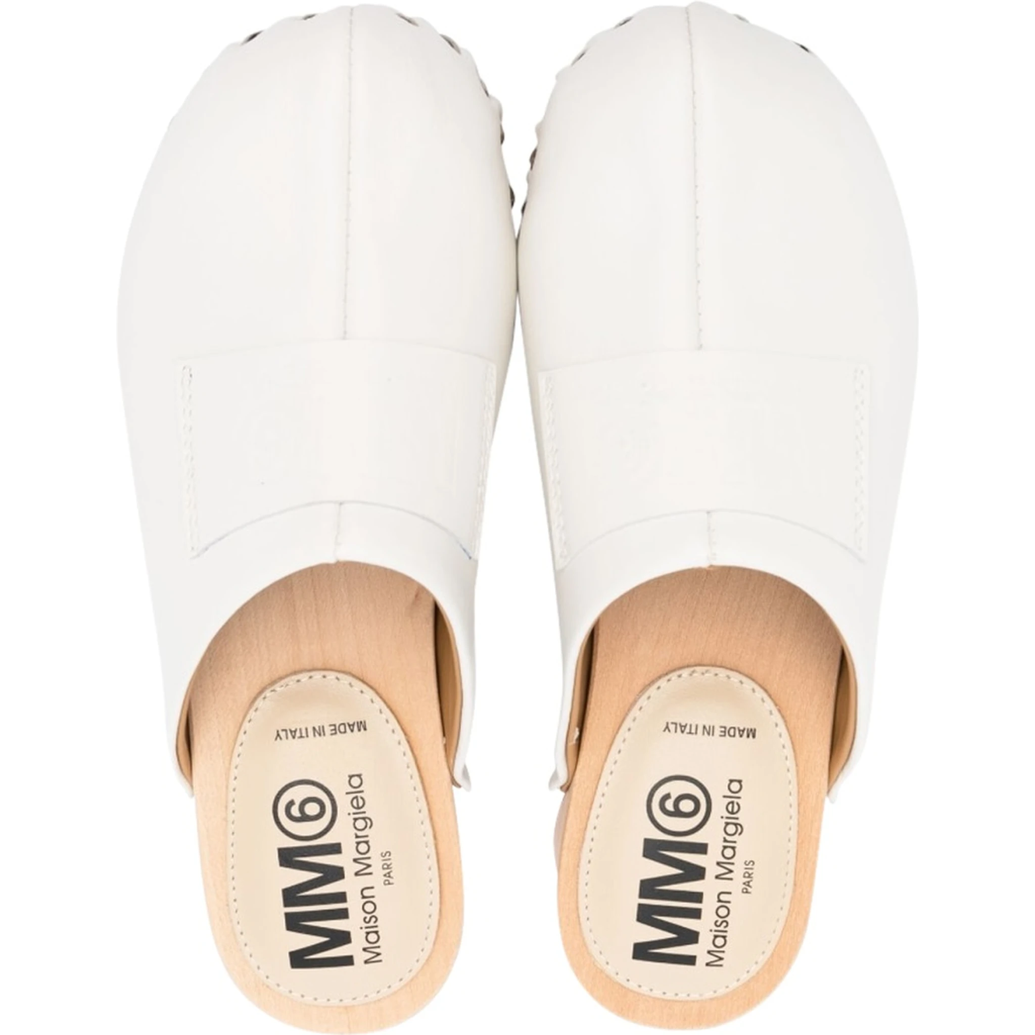 wooden closed toe clogs