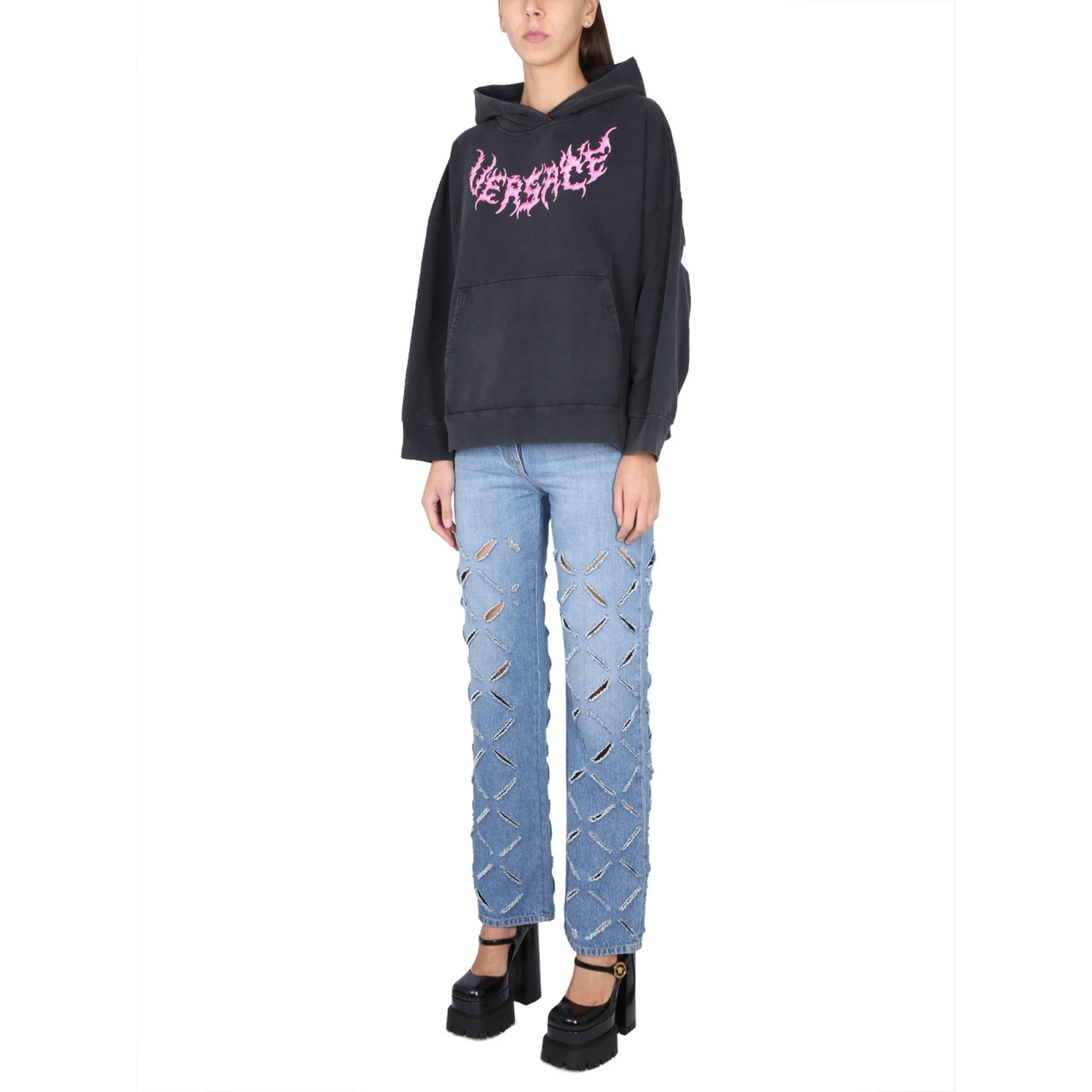 HOODED SWEATSHIRT WITH LOGO