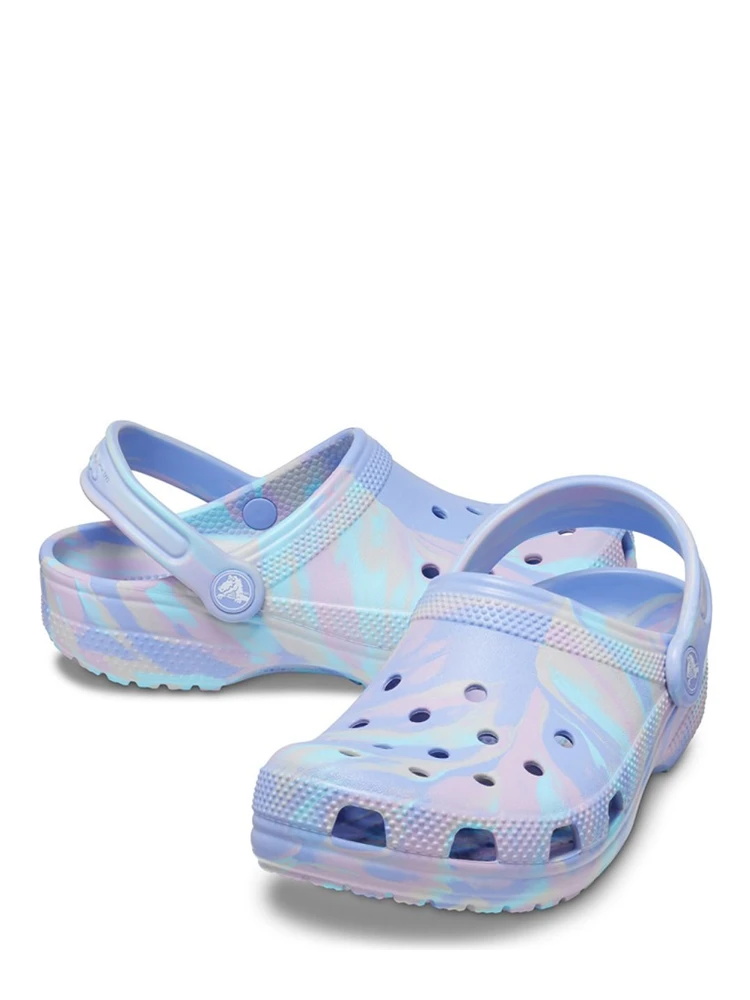 classic marbled clog