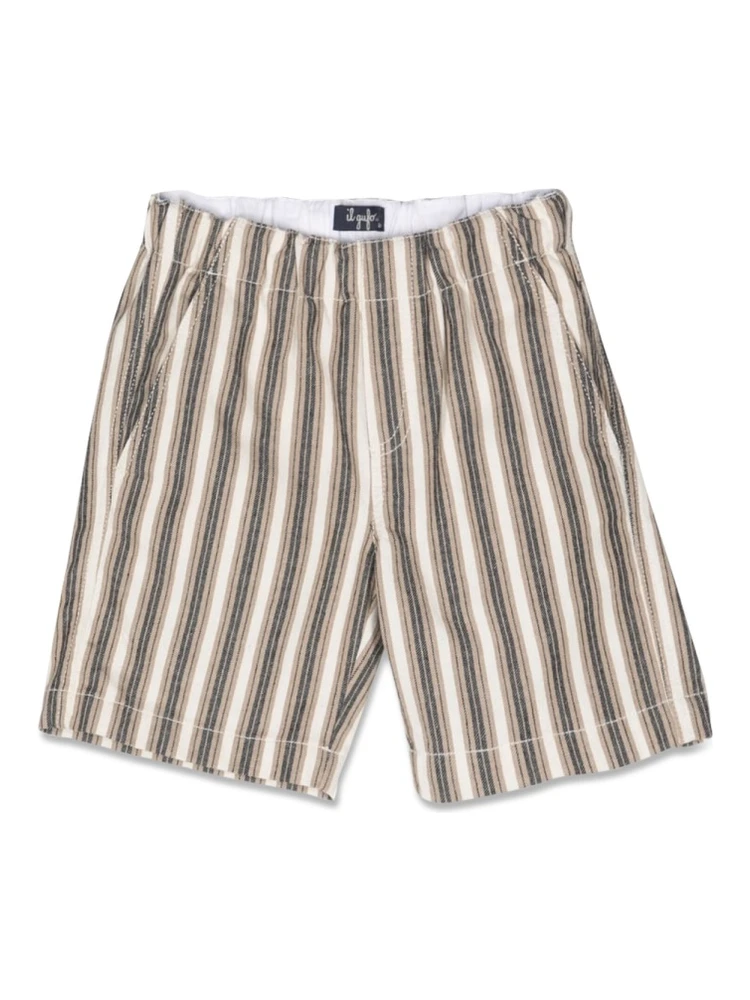 striped bermuda shorts