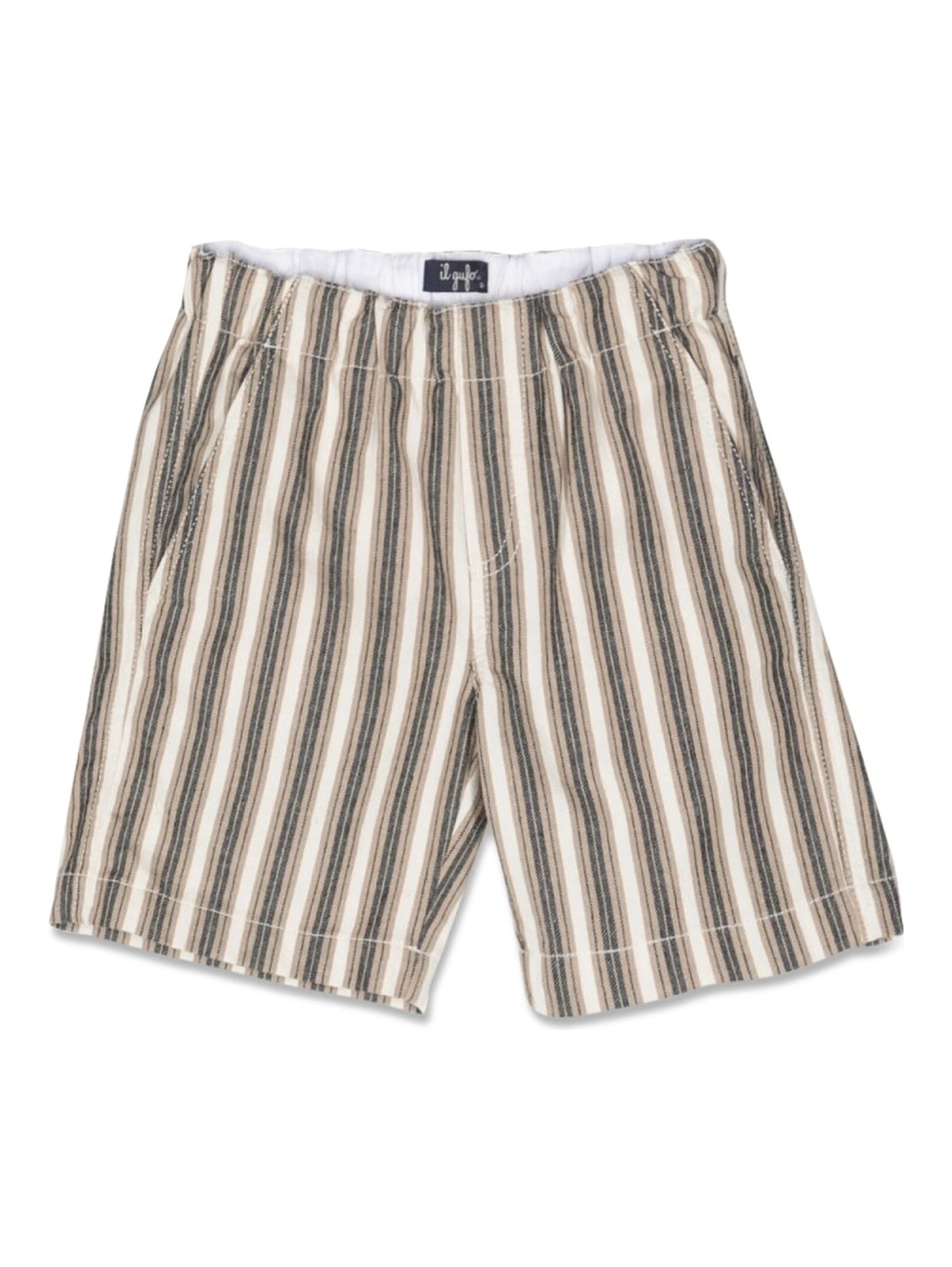 striped bermuda shorts