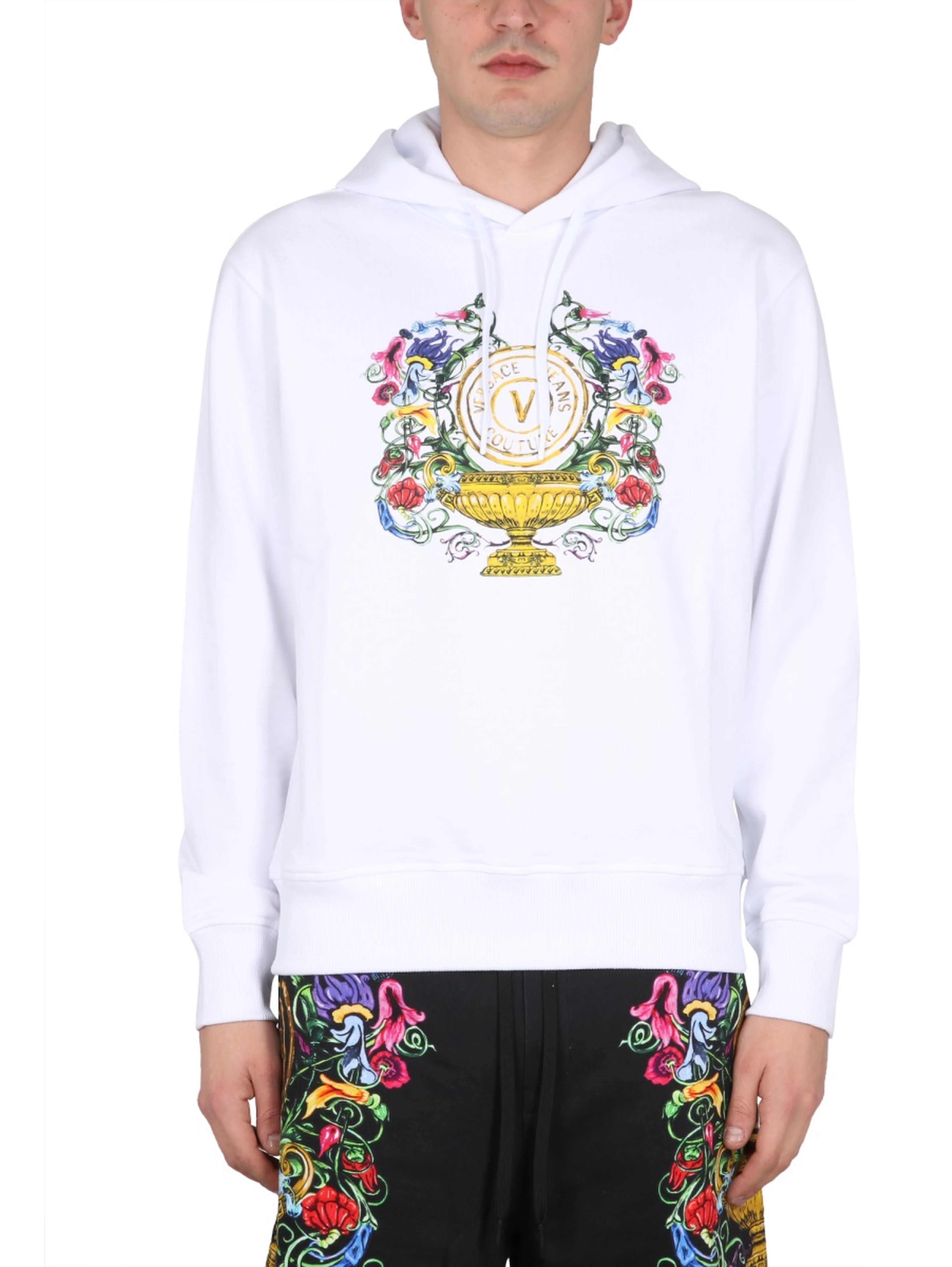 SWEATSHIRT WITH LOGO PRINT