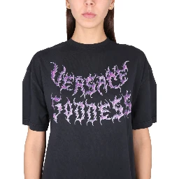 VERSACE GODDESS OVERSIZED T-SHIRT