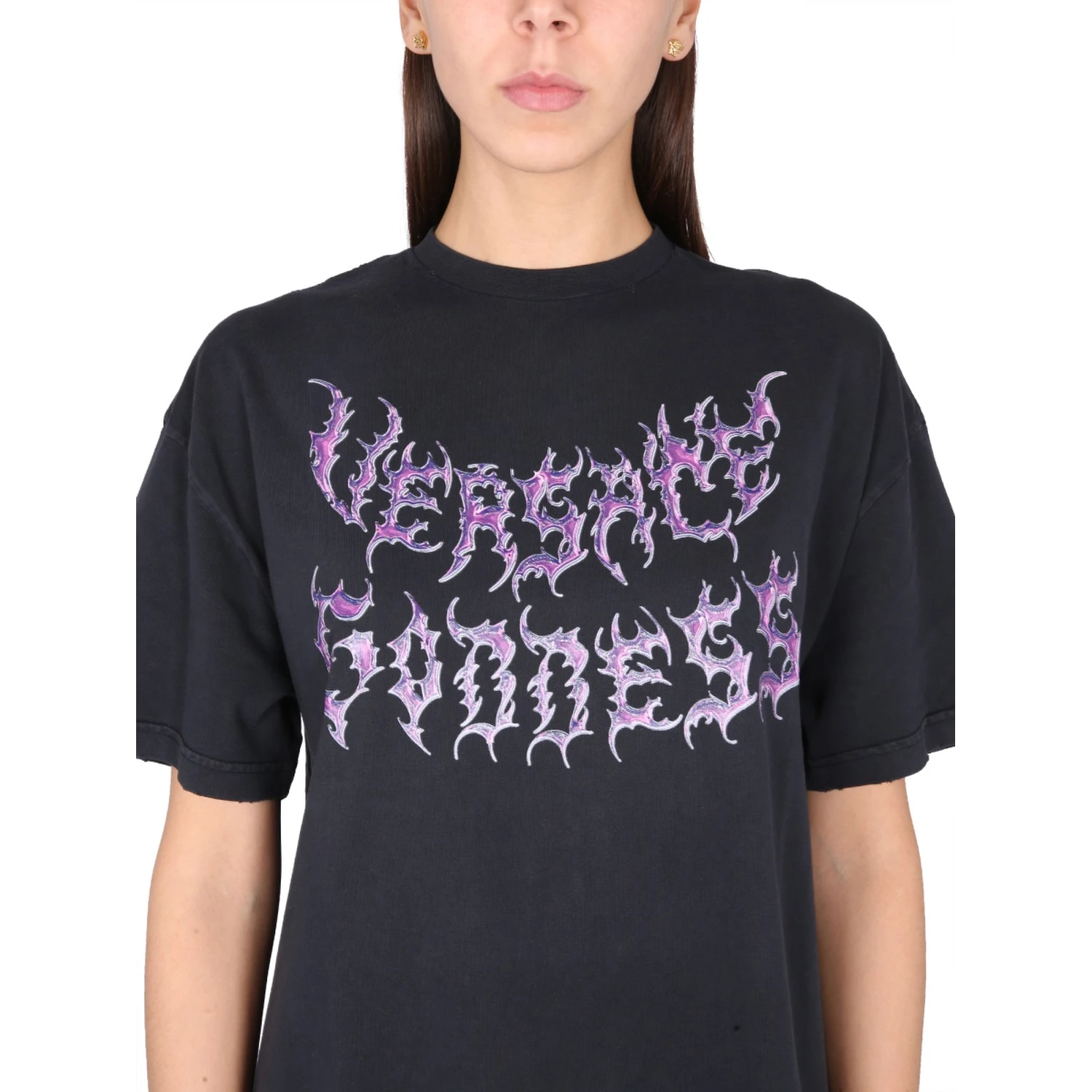 VERSACE GODDESS OVERSIZED T-SHIRT