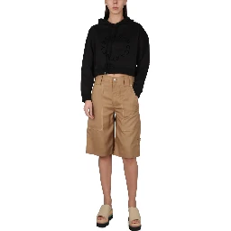 CROPPED SWEATSHIRT WITH LOGO